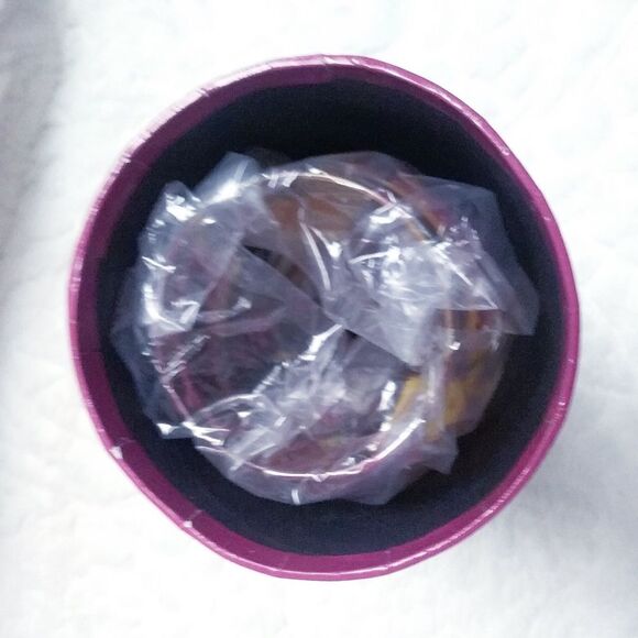 Lolita Wine Glass Birthday Girl Cocktail Recipe Hand Painted Yellow Pink New - Picture 10 of 13